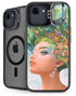 Mermaid with Sea Stars in Her Hair by Ivy Dolamore iPhone 16e Kickstand Case
