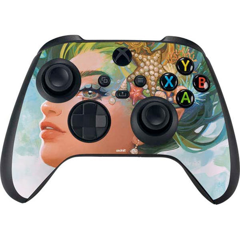 Mermaid with Sea Stars in Her Hair by Ivy Dolamore Xbox Series X Skins