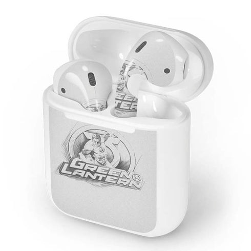 DC Comics Green Lantern Sketch Art Action Pose Apple AirPods Skin