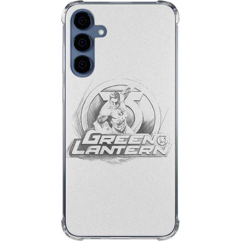 DC Comics Green Lantern Sketch Art Action Pose Galaxy A55 5G Clear Case