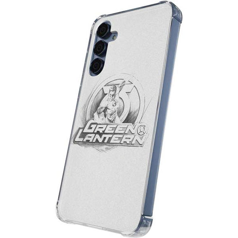 DC Comics Green Lantern Sketch Art Action Pose Galaxy A55 5G Clear Case