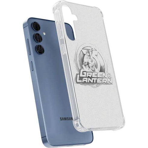 DC Comics Green Lantern Sketch Art Action Pose Galaxy A55 5G Clear Case
