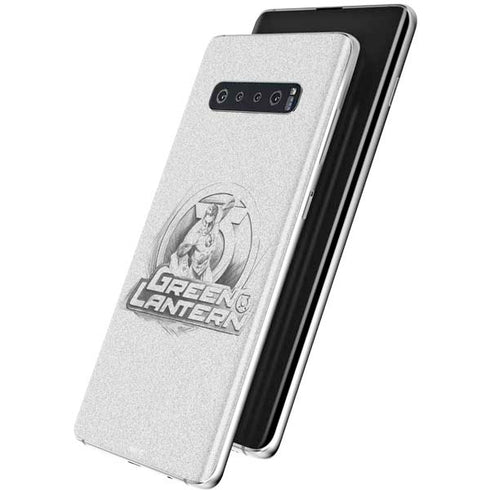 DC Comics Green Lantern Sketch Art Action Pose Galaxy S10 Plus Skin