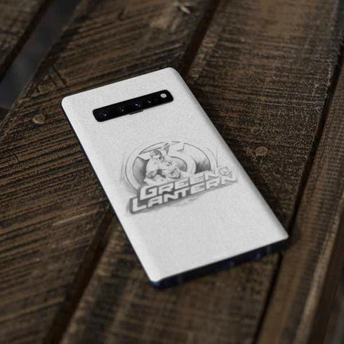 DC Comics Green Lantern Sketch Art Action Pose Galaxy S10 Plus Skin