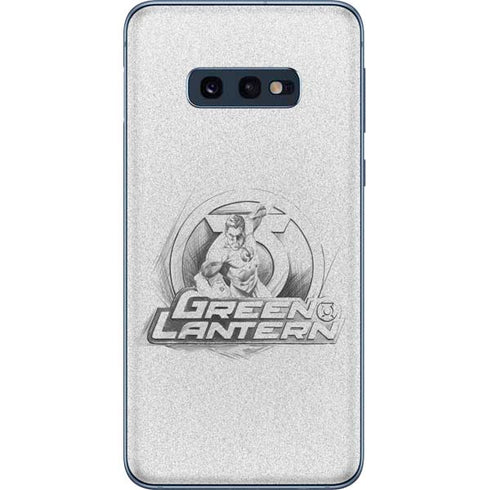 DC Comics Green Lantern Sketch Art Action Pose Galaxy S10e Skin