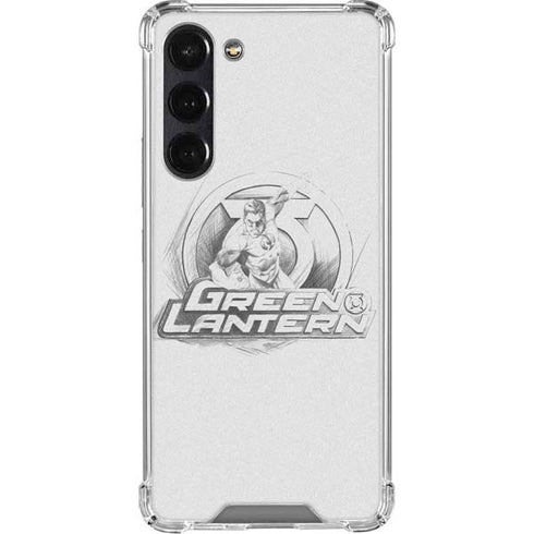 DC Comics Green Lantern Sketch Art Action Pose Galaxy S24 FE Clear Case