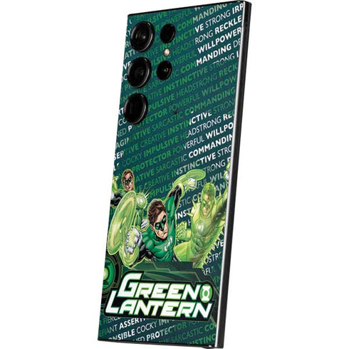 DC Comics Green Lantern Sketch Art Action Pose Galaxy S25 Ultra Skin