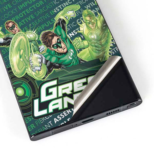 DC Comics Green Lantern Sketch Art Action Pose Galaxy S25 Ultra Skin