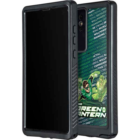 DC Comics Green Lantern Sketch Art Action Pose Galaxy S24 Ultra Waterproof Case
