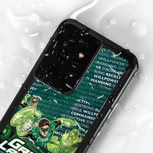 DC Comics Green Lantern Sketch Art Action Pose Galaxy S24 Ultra Waterproof Case