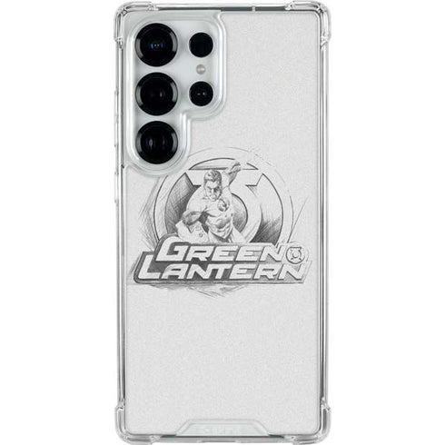 DC Comics Green Lantern Sketch Art Action Pose Galaxy S25 Ultra Clear Case