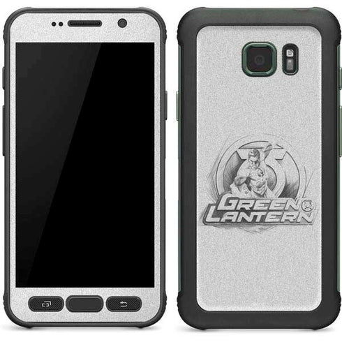 DC Comics Green Lantern Sketch Art Action Pose Galaxy S7 Active Skin