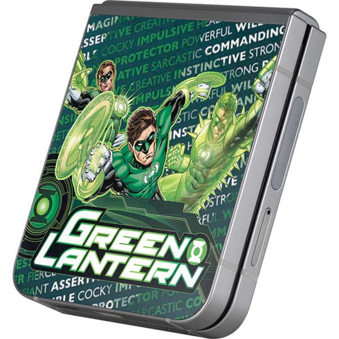 DC Comics Green Lantern Sketch Art Action Pose Galaxy Z Flip6 Skin
