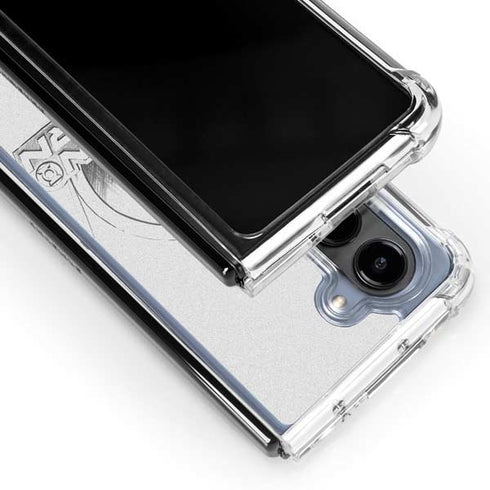 DC Comics Green Lantern Sketch Art Action Pose Galaxy Z Fold5 5G Clear Case