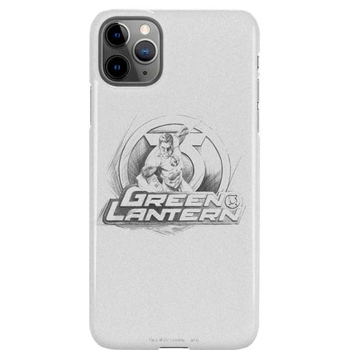 DC Comics Green Lantern Sketch Art Action Pose iPhone Cases