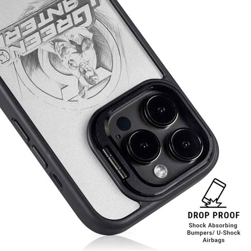 DC Comics Green Lantern Sketch Art Action Pose iPhone 13 Pro Kickstand Case