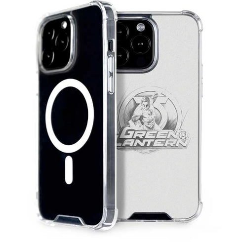 DC Comics Green Lantern Sketch Art Action Pose iPhone Cases