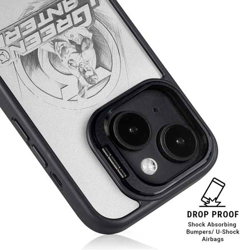 DC Comics Green Lantern Sketch Art Action Pose iPhone 14 Kickstand Case