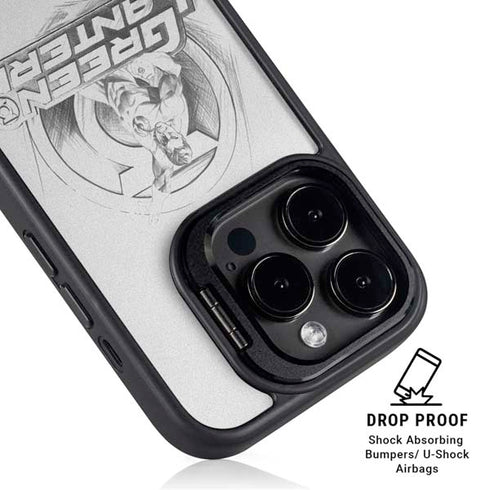 DC Comics Green Lantern Sketch Art Action Pose iPhone 14 Pro Max Kickstand Case