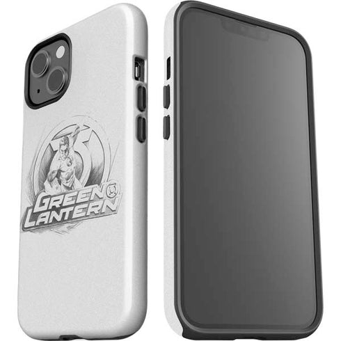 DC Comics Green Lantern Sketch Art Action Pose iPhone 15 Impact Case