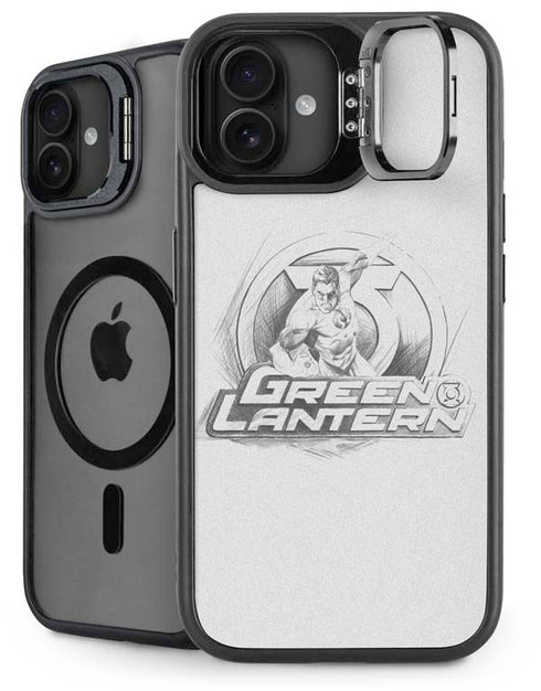 DC Comics Green Lantern Sketch Art Action Pose iPhone 16 Kickstand Case