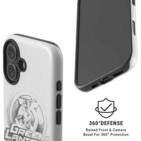 DC Comics Green Lantern Sketch Art Action Pose iPhone 16 Magsafe Impact Case
