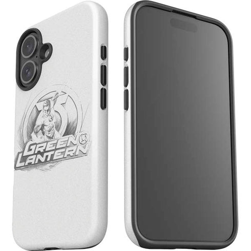DC Comics Green Lantern Sketch Art Action Pose iPhone 16 Plus Impact Case