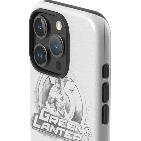 DC Comics Green Lantern Sketch Art Action Pose iPhone 16 Pro Max Impact Case