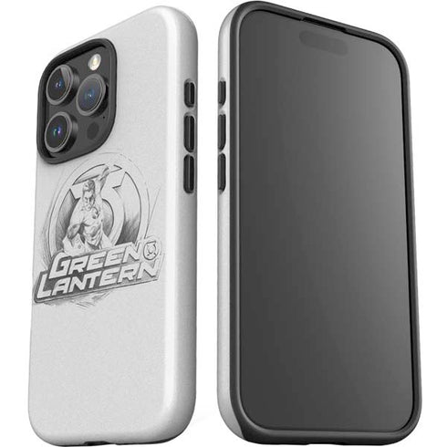 DC Comics Green Lantern Sketch Art Action Pose iPhone 16 Pro Max Impact Case
