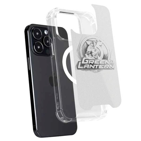 DC Comics Green Lantern Sketch Art Action Pose iPhone 16 Pro Max MagSafe Case