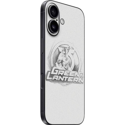 DC Comics Green Lantern Sketch Art Action Pose iPhone 16 Skin