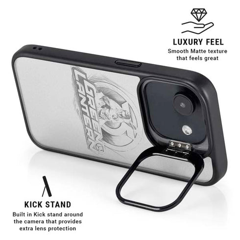 DC Comics Green Lantern Sketch Art Action Pose iPhone 16e Kickstand Case