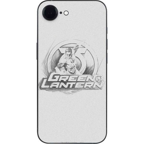 DC Comics Green Lantern Sketch Art Action Pose iPhone 16e Skin