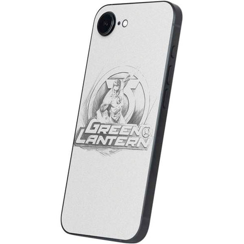 DC Comics Green Lantern Sketch Art Action Pose iPhone 16e Skin