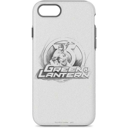 DC Comics Green Lantern Sketch Art Action Pose iPhone Cases