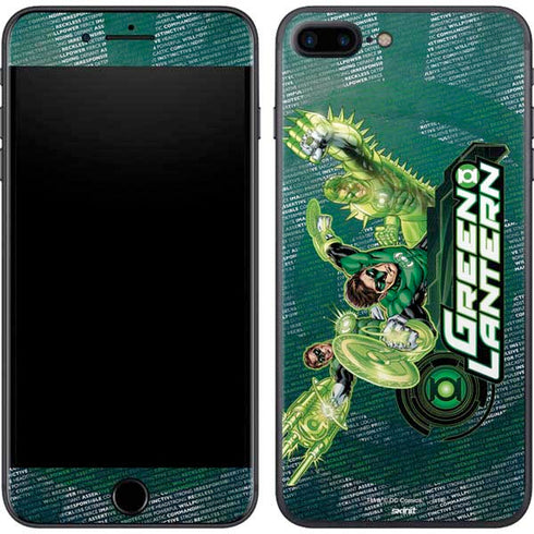 DC Comics Green Lantern Sketch Art Action Pose iPhone 8 Plus Skin