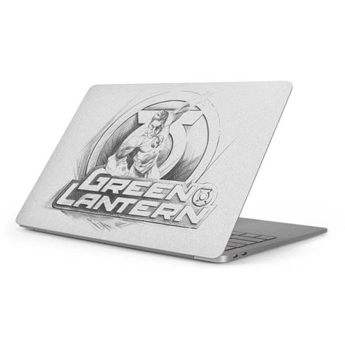 DC Comics Green Lantern Sketch Art Action Pose Apple MacBook Pro 16-inch Skin