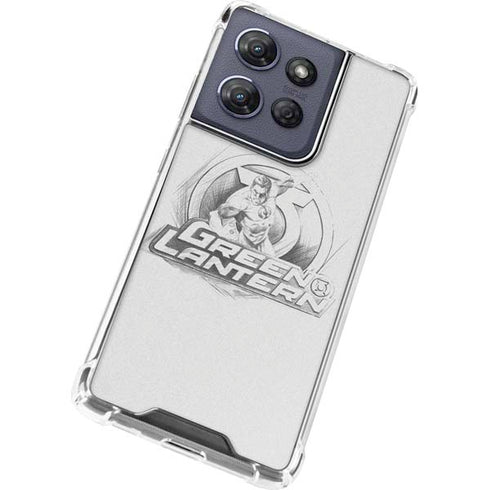 DC Comics Green Lantern Sketch Art Action Pose Moto G 5G (2025) Clear Case