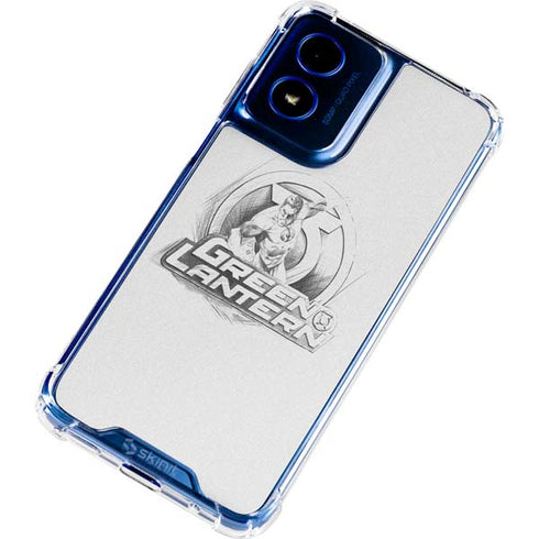 DC Comics Green Lantern Sketch Art Action Pose Moto G Play 4G (2024) Clear Case