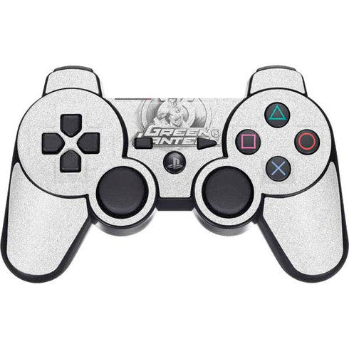 DC Comics Green Lantern Sketch Art Action Pose PS3 Dual Shock wireless controller Skin