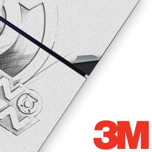 DC Comics Green Lantern Sketch Art Action Pose PS4 Console Skin