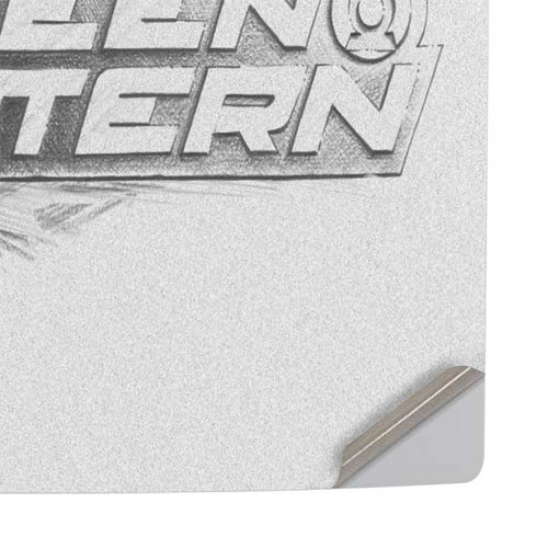 DC Comics Green Lantern Sketch Art Action Pose PS5 Pro Console Skin