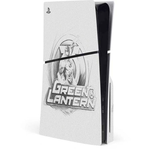 DC Comics Green Lantern Sketch Art Action Pose PlayStation PS5 Skins