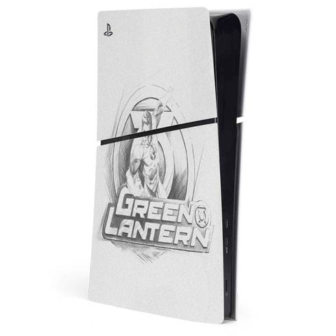 DC Comics Green Lantern Sketch Art Action Pose PlayStation PS5 Skins