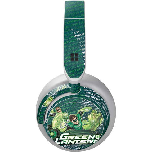 DC Comics Green Lantern Sketch Art Action Pose Surface Headphones Skin