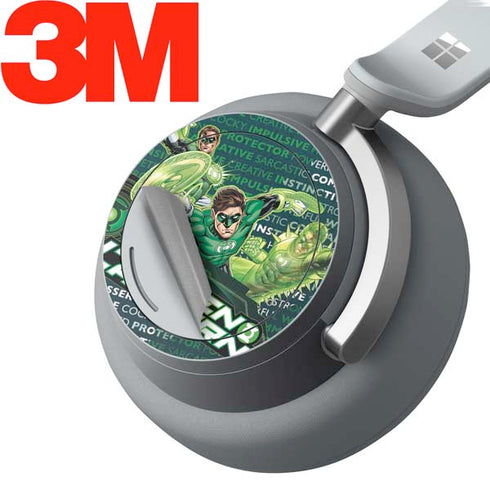 DC Comics Green Lantern Sketch Art Action Pose Surface Headphones Skin