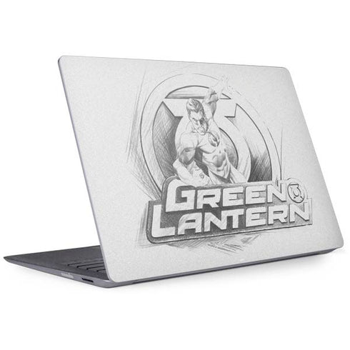 DC Comics Green Lantern Sketch Art Action Pose Surface Laptop 2 Skin