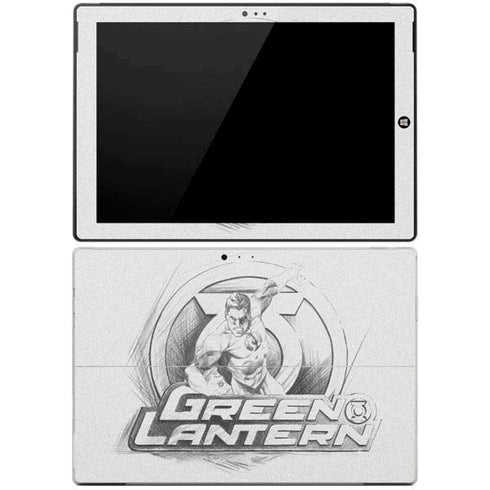 DC Comics Green Lantern Sketch Art Action Pose Surface Pro 3 Skin