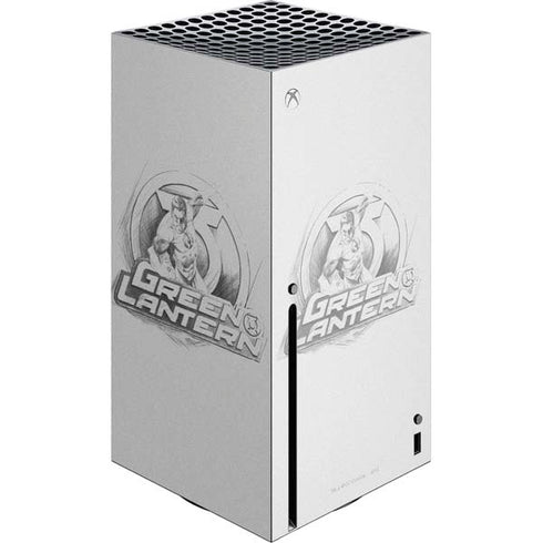 DC Comics Green Lantern Sketch Art Action Pose Xbox Series X Skins