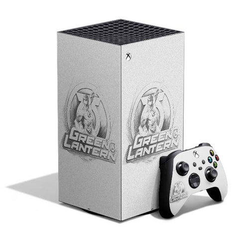 DC Comics Green Lantern Sketch Art Action Pose XBox Series X Digital Edition Bundle Skin